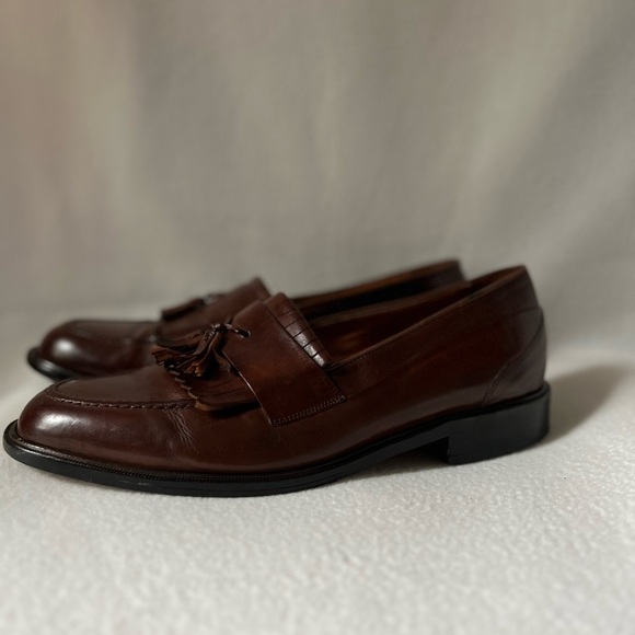 Bostonian Men’s Size 11 1/2M Brown Leather Tassel Shoes - Picture 16 of 16